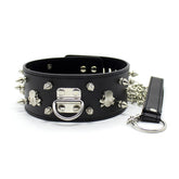 BDSM Studded Collar + Lead